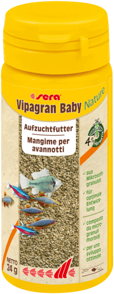 Sera vipagran baby Nature Fischfutter 50 ml