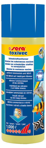 Sera Aquarium Wasserpflegemittel toxivec 250 ml