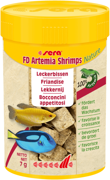 Sera FD Artemia Shrimps Nature Aquariumfutter 100 ml