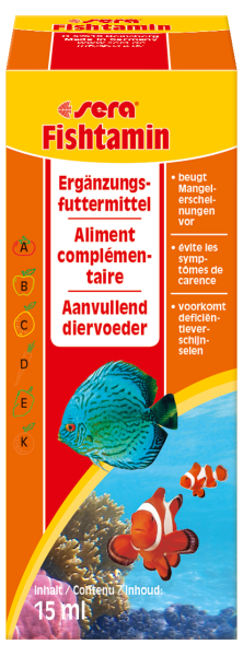 Sera fishtamin Zierfisch Vitamine