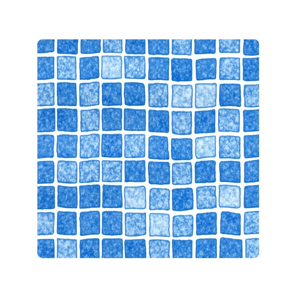Poolfolie deluxe Mosaik himmelblau