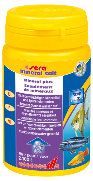Sera Aquarium mineral salt Wasserpflege 105 g